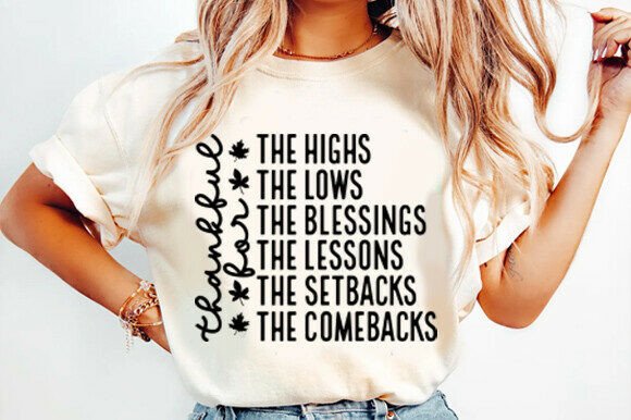 Christian Fall Quote Graphics for T-Shirt Designs