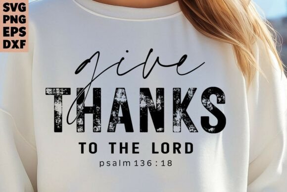 Christian Thanksgiving SVG PNG: Graphics & T-Shirt Designs