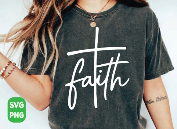 Faith Christian Bible Verse Graphics for T-Shirt Designs