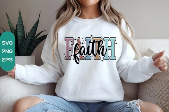 Faith SVG Graphics for Minimal T-Shirt Designs