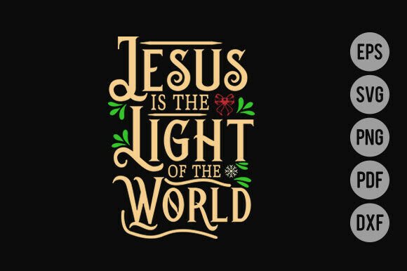 Jesus Light of the World Coquette PNG Graphics & T-Shirt Designs