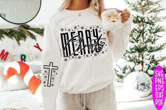 Merry Christmas Christian Shirt SVG: Graphics Review